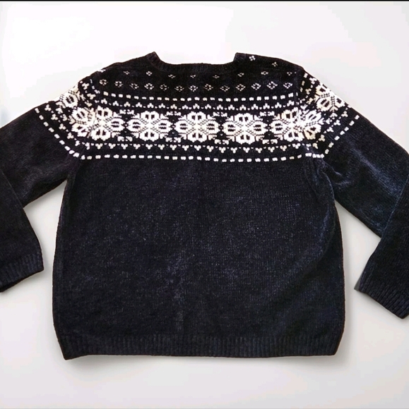 VTG Alfred Dunner Seasonal Cardigan Size Petite XL Color Black - Picture 8 of 8